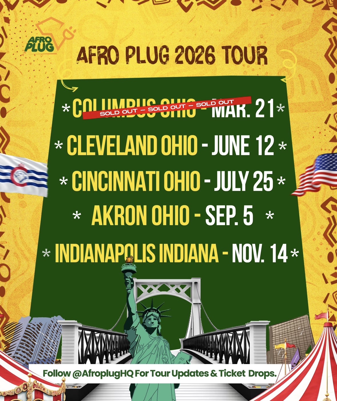 Afro Plug 2026 Tour