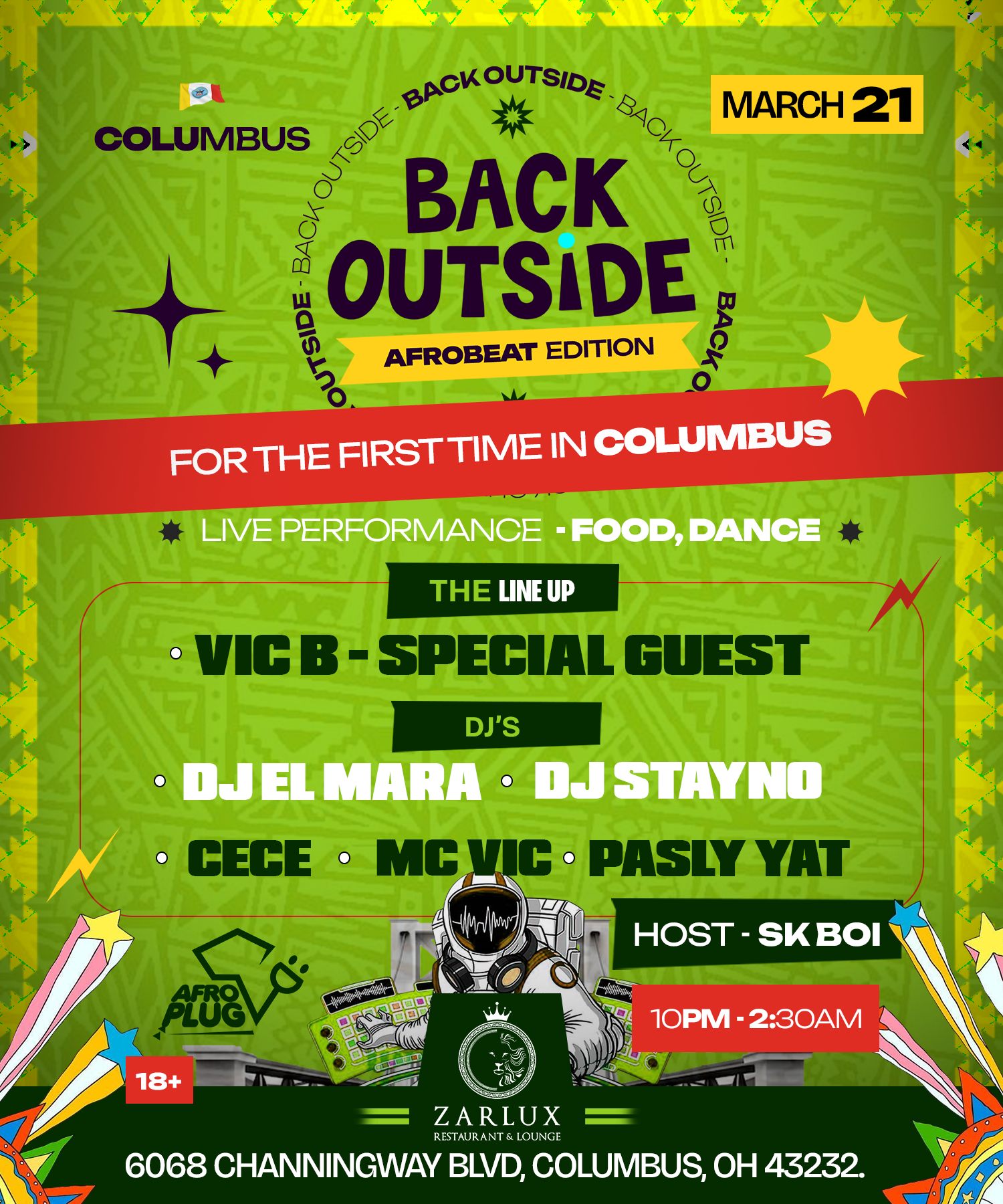 BACK OUTSIDE - Afrobeat edition