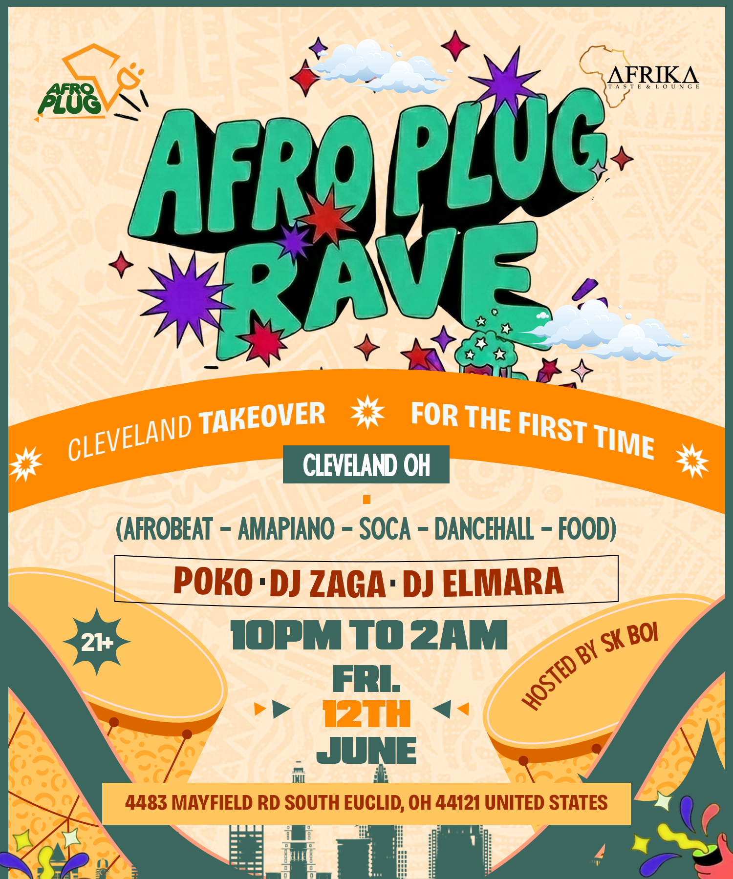 Afro Plug Rave - Cleveland